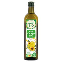 Huile Oméga 3 - bio - JARDIN BIO