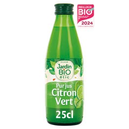 Pur jus de citron vert - bio - JARDIN BIO