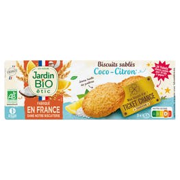 Sablés Coco-Citron - JARDIN BIO