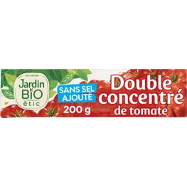 Double concentré de tomate bio en tube - JARDIN BIO