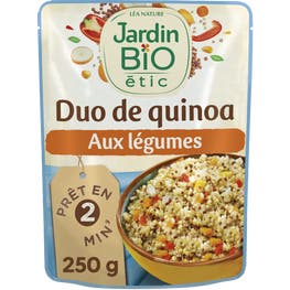 Duo de quinoa aux petits légumes - bio - JARDIN BIO