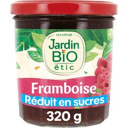 Confiture extra Framboise - bio - JARDIN BIO