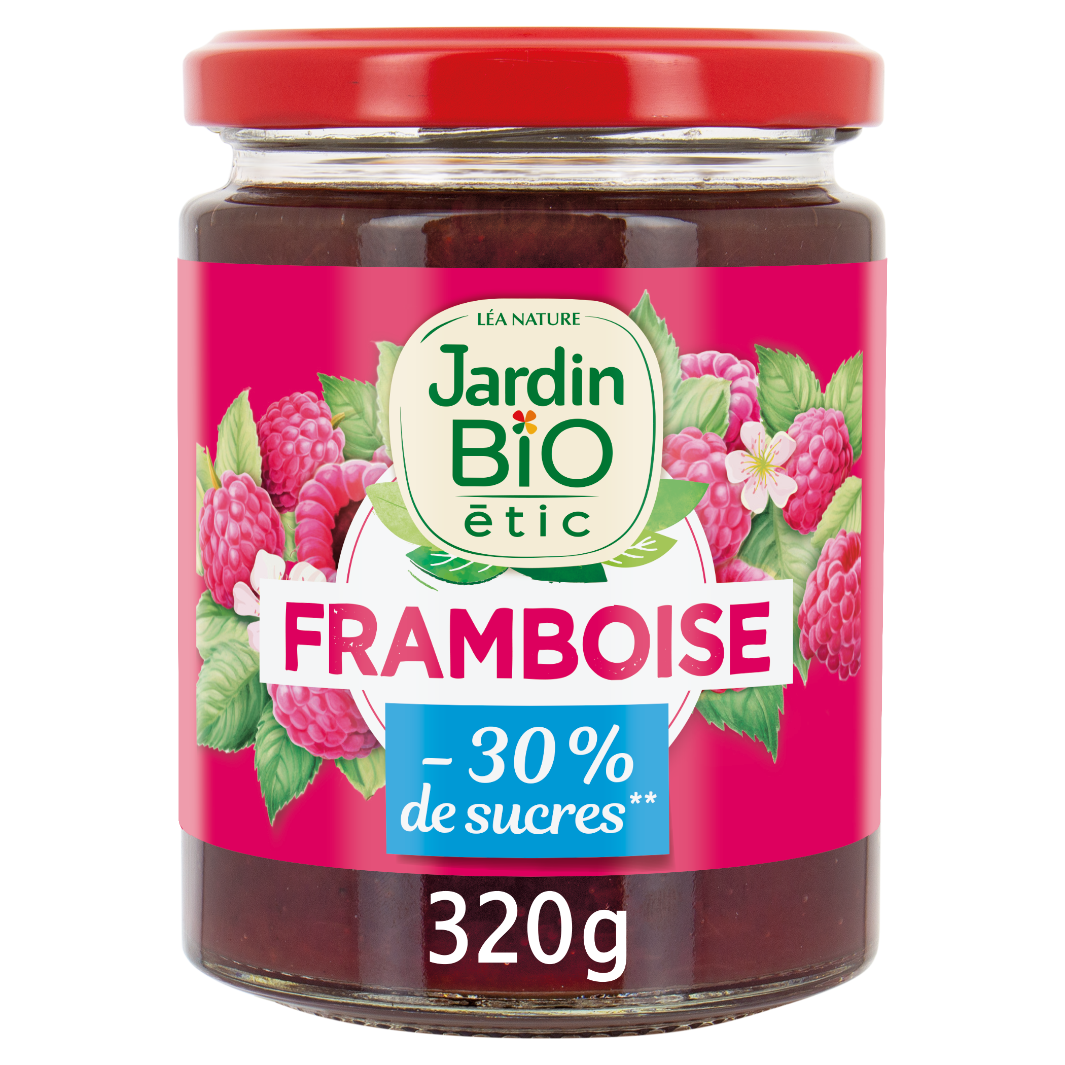 Confiture extra Framboise - bio - JARDIN BIO