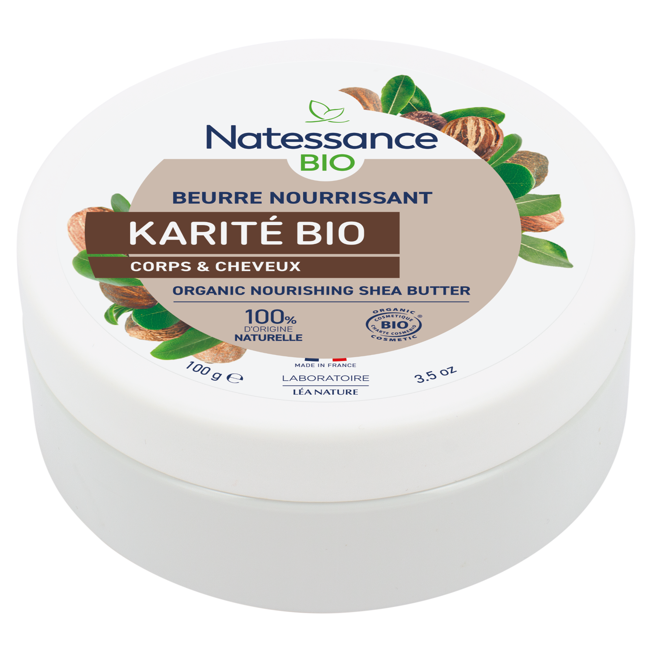 Beurre de Karité Bio - protège et répare - NATESSANCE