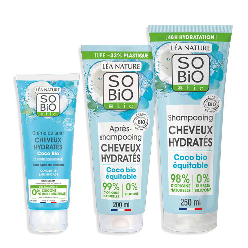 Routine Coco Bio - Cheveux hydratés - SO BIO ETIC