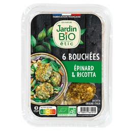 Bouchées épinard & ricotta - JARDIN BIO