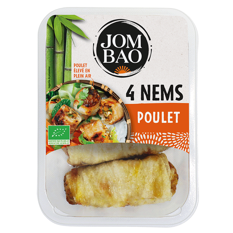 Nems au poulet bio - JOM BAO