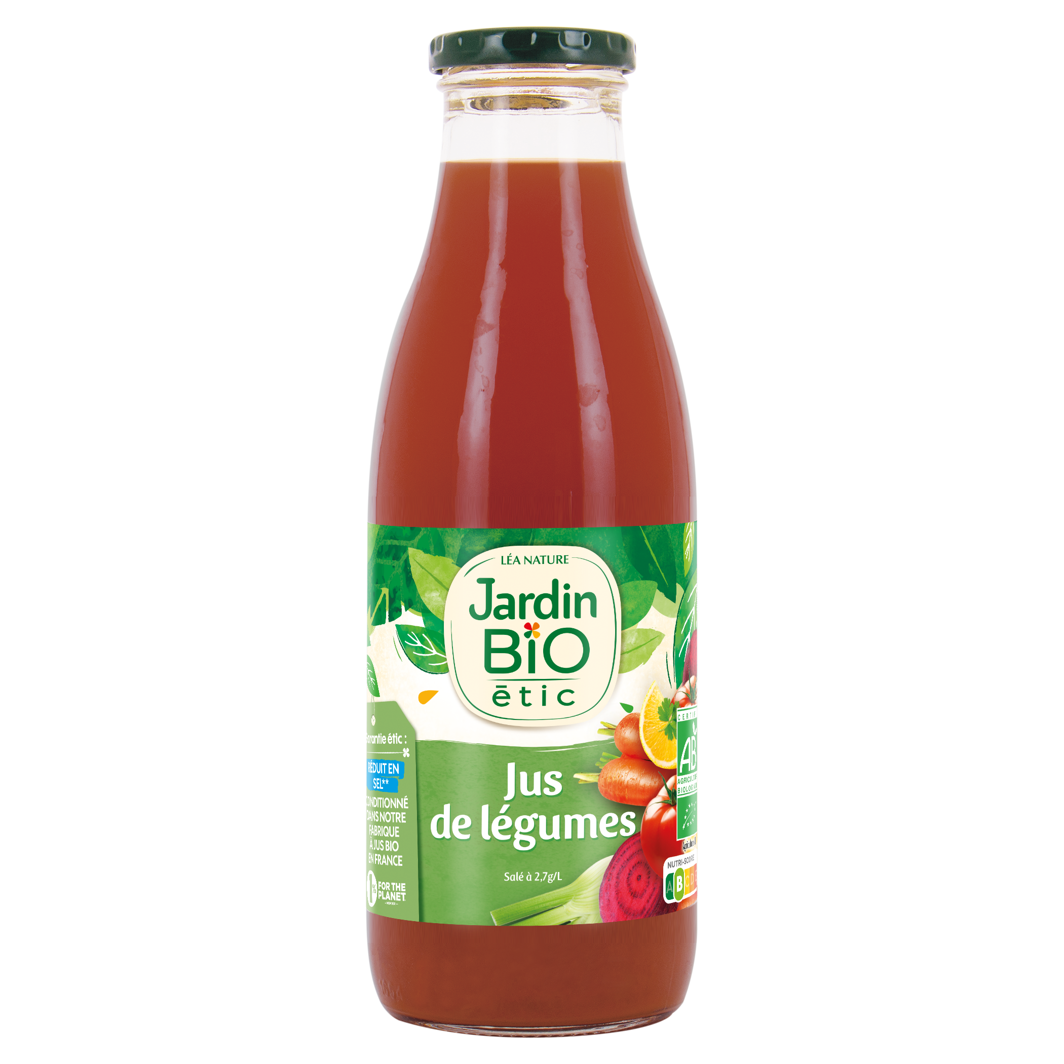 Pur jus de légumes - Bio - JARDIN BIO