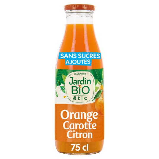 boho cosmetics Jus Orange Carotte Citron - bio - Jardin BiO étic
