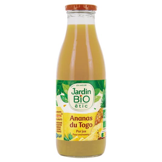 boho cosmetics Pur jus Ananas du Togo bio - Jardin Bio Étic