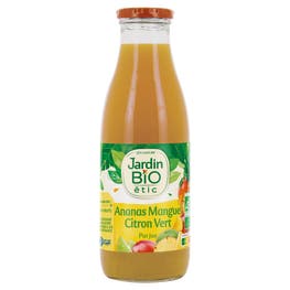 Pur jus bio ananas mangue citron vert - JARDIN BIO