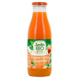Jus Pomme Carotte Gingembre bio - JARDIN BIO