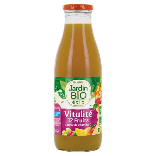boho cosmetics Jus Vitalité 12 fruits - bio - Jardin BiO étic