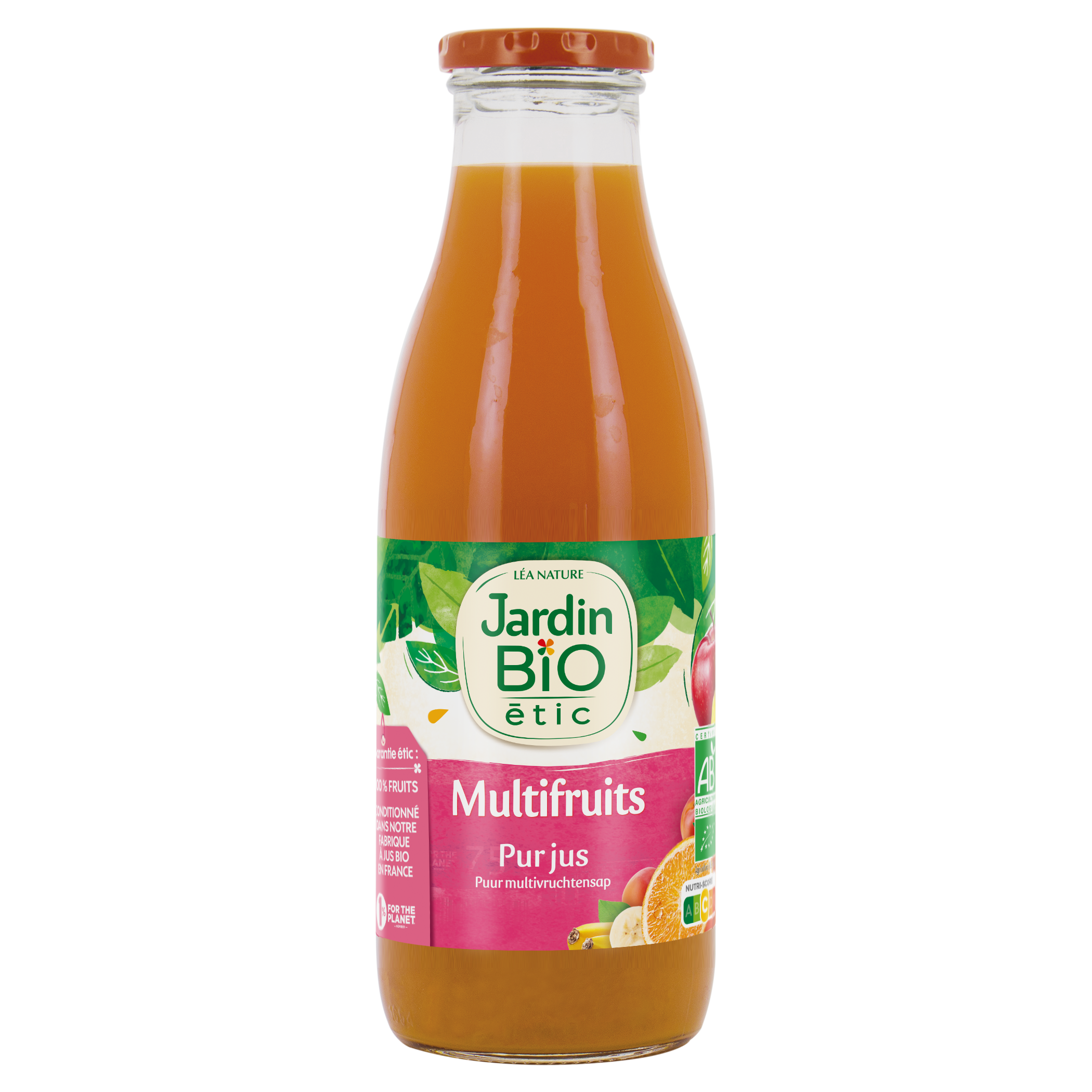 Pur jus multifruits bio - 75cl - JARDIN BIO