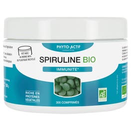 Spiruline Bio - 300 comprimés - PHYTO ACTIF