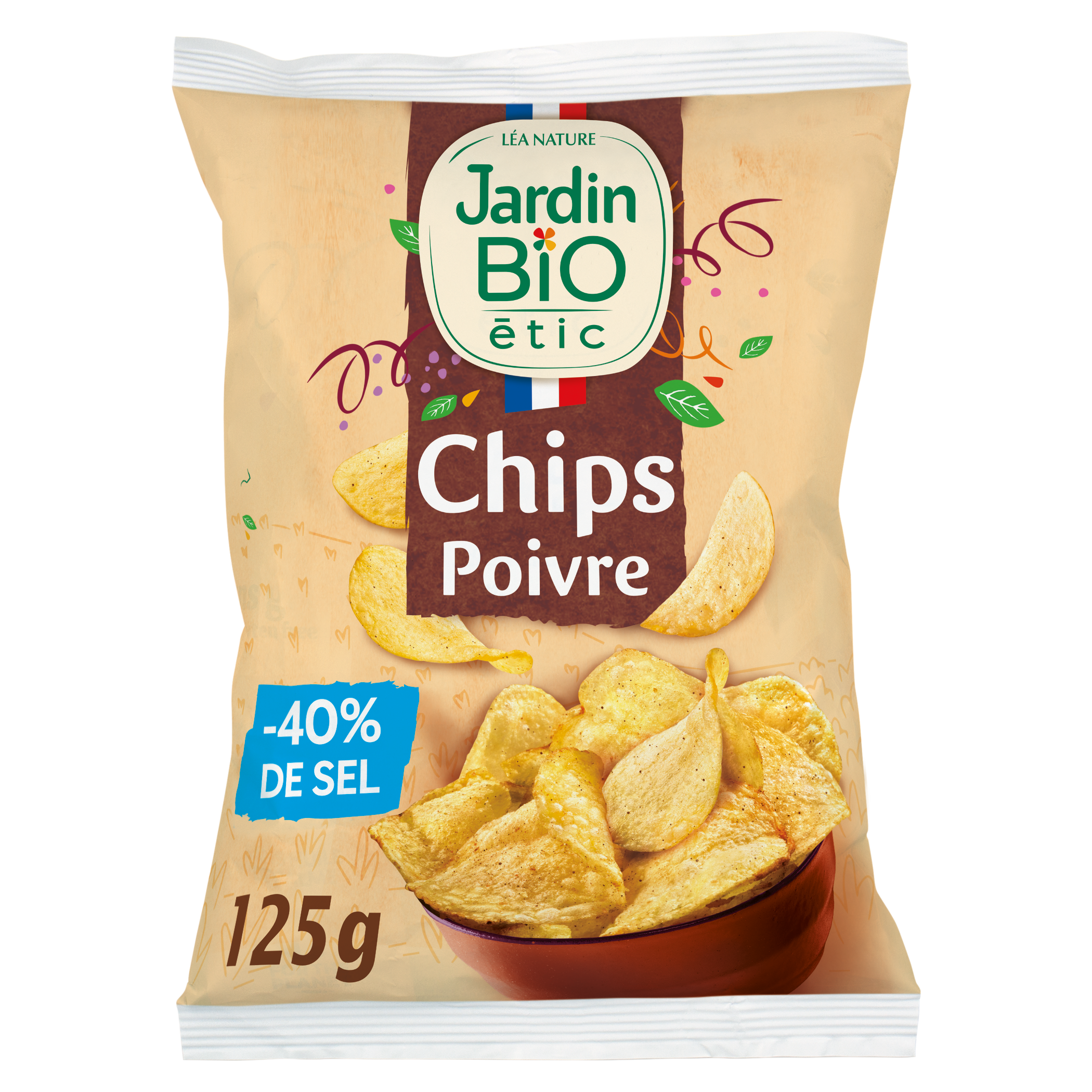 Chips de Pomme de terre poivre - JARDIN BIO