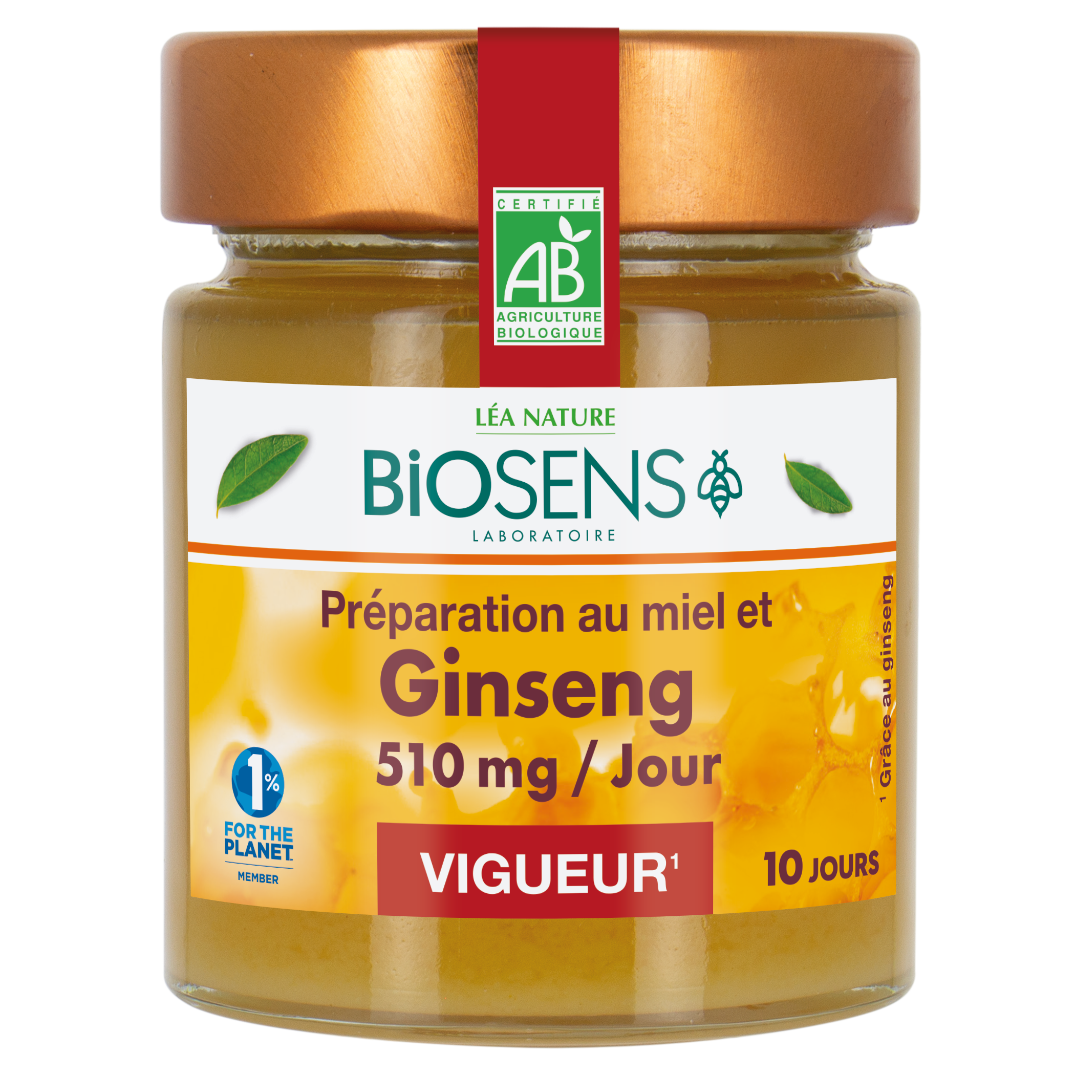 Miel et ginseng vigueur - BIOSENS