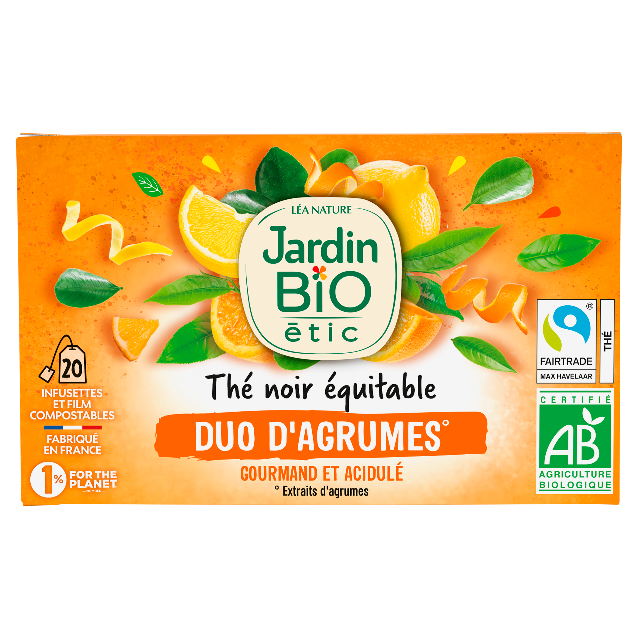 Thé noir Equitable Duo d'Agrumes - Bio - JARDIN BIO
