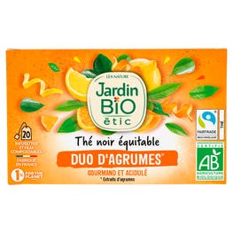 Thé noir Equitable Duo d'Agrumes - Bio - JARDIN BIO