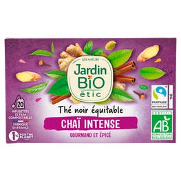Direct Usine - Thé noir Equitable ChaÏ Intense - Bio - JARDIN BIO