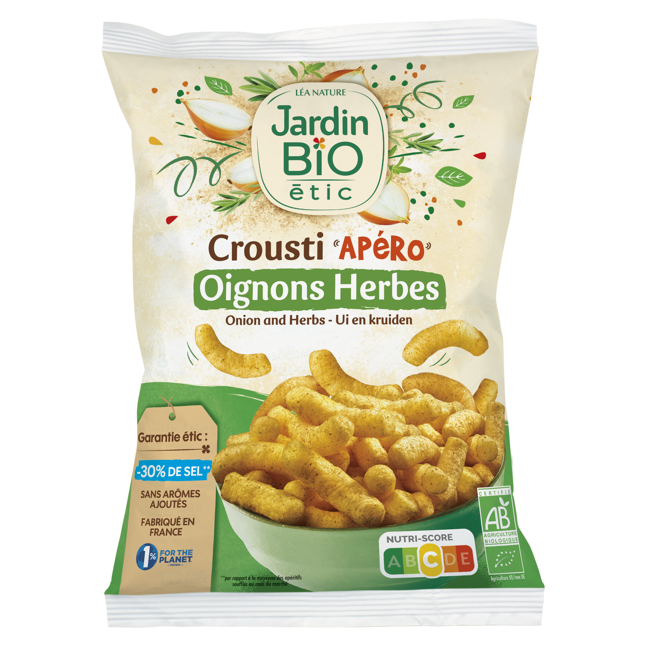 Crousti'Apéro Oignon Herbes - JARDIN BIO