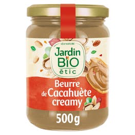 Beurre de Cacahuète Sucré - JARDIN BIO