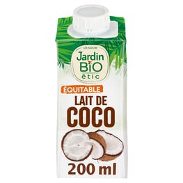 Lait de Coco fluide - bio - JARDIN BIO