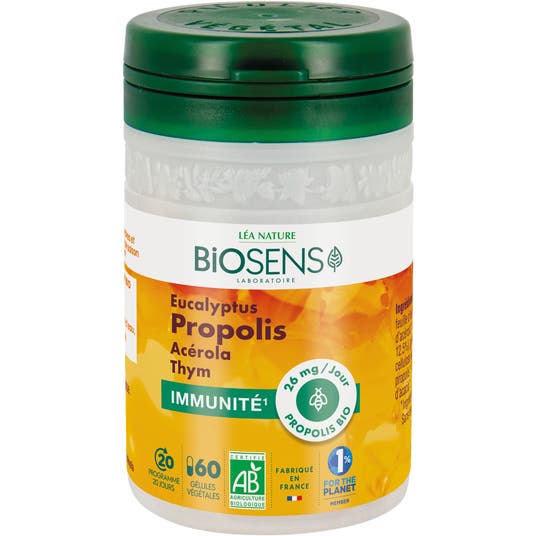 boho cosmetics Gélules propolis immunité - Biosens