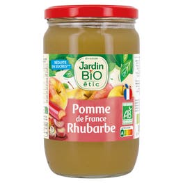 Dessert Biofruits Pomme Rhubarbe - JARDIN BIO