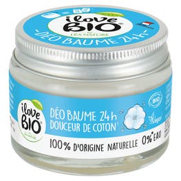 Déodorant baume 24h, douceur de Coton - I LOVE BIO