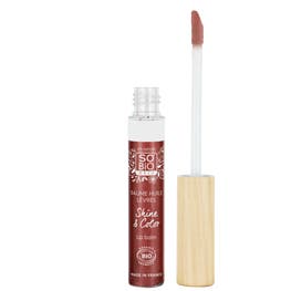 Direct Usine - Baume huile à lèvres, Shine & Color - 41 Rose précieux - SO BIO ETIC