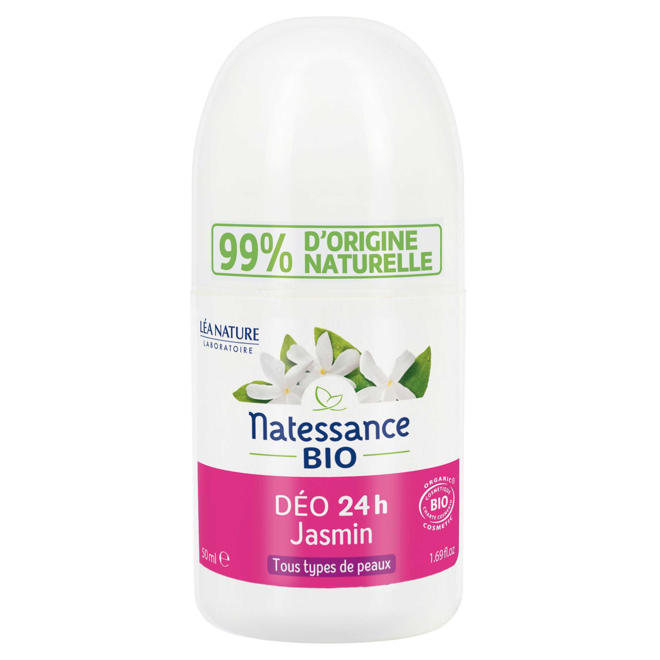 Déo 24h rechargeable Jasmin - NATESSANCE