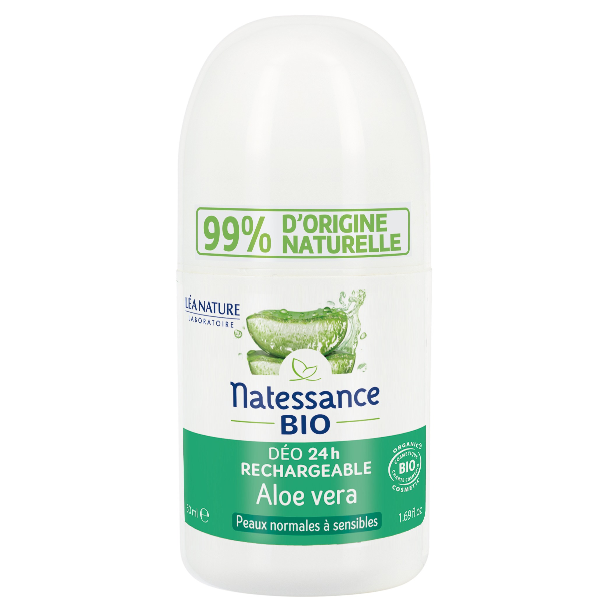 Déo 24h rechargeable Aloe Vera - NATESSANCE