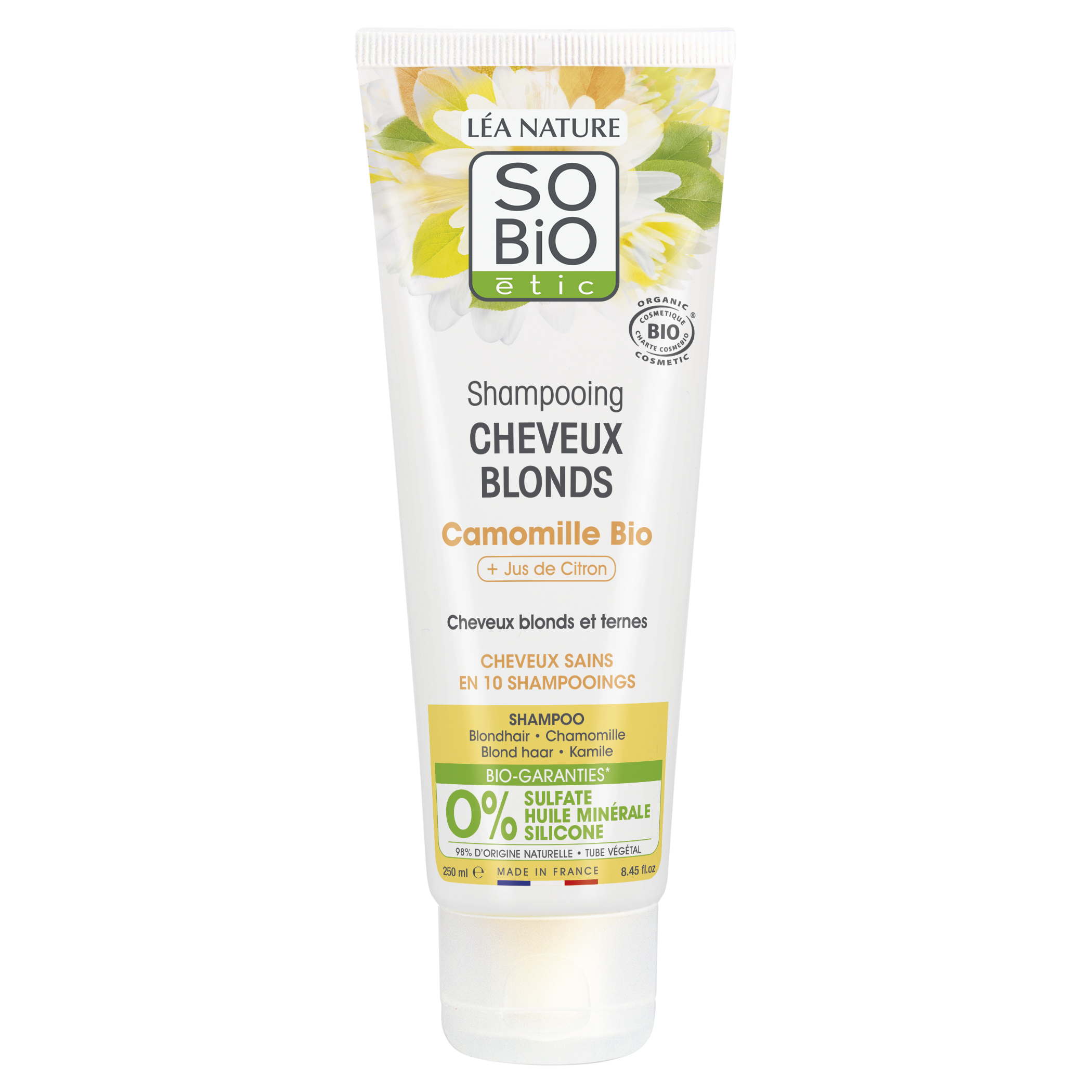 Shampooing camomille et citron - SO BIO ETIC
