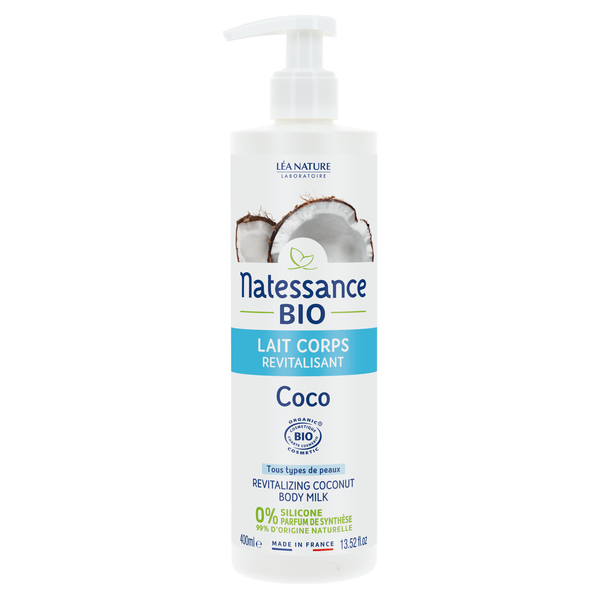 Lait corps revitalisant coco - NATESSANCE