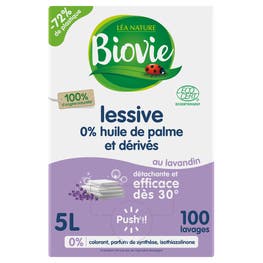 Lessive engagée Lavandin - 100 lavages - Grand Format - BIOVIE