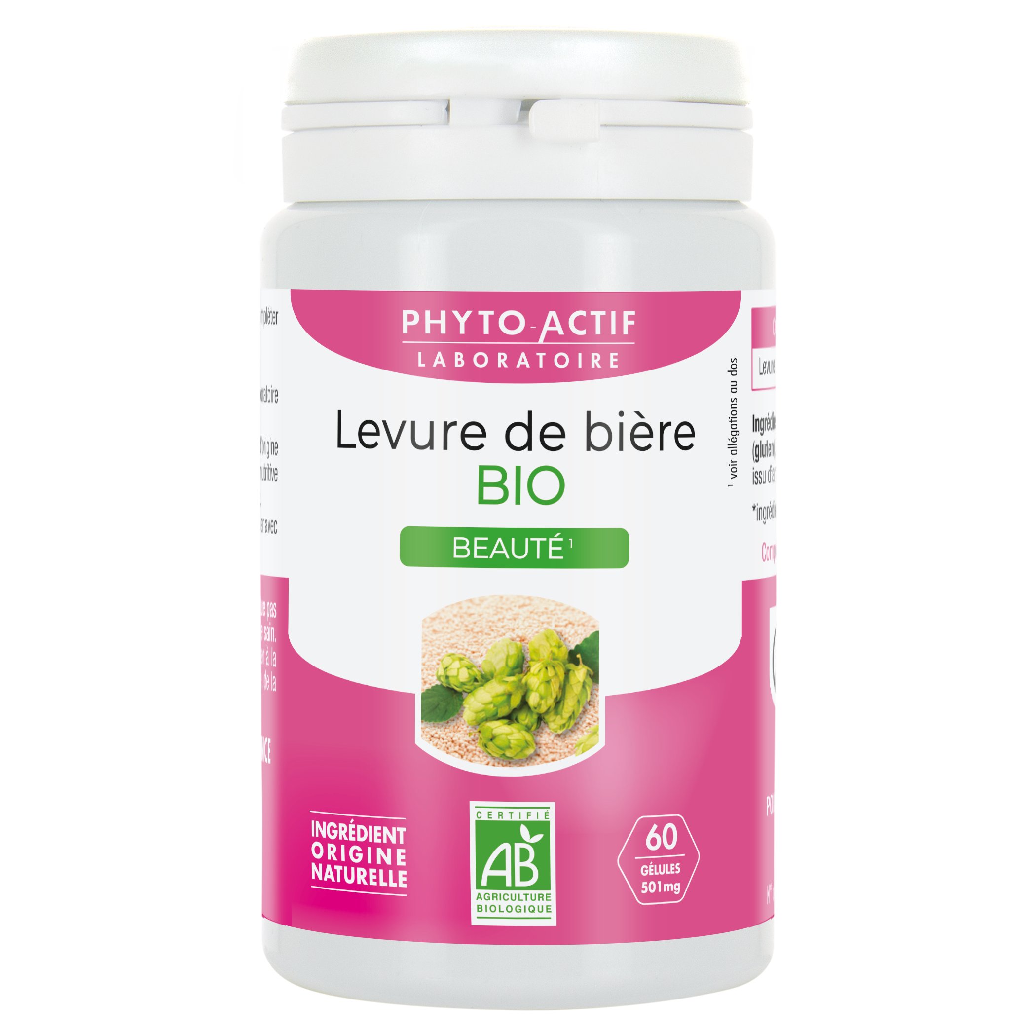 Gélules Levure de bière Bio - PHYTO ACTIF