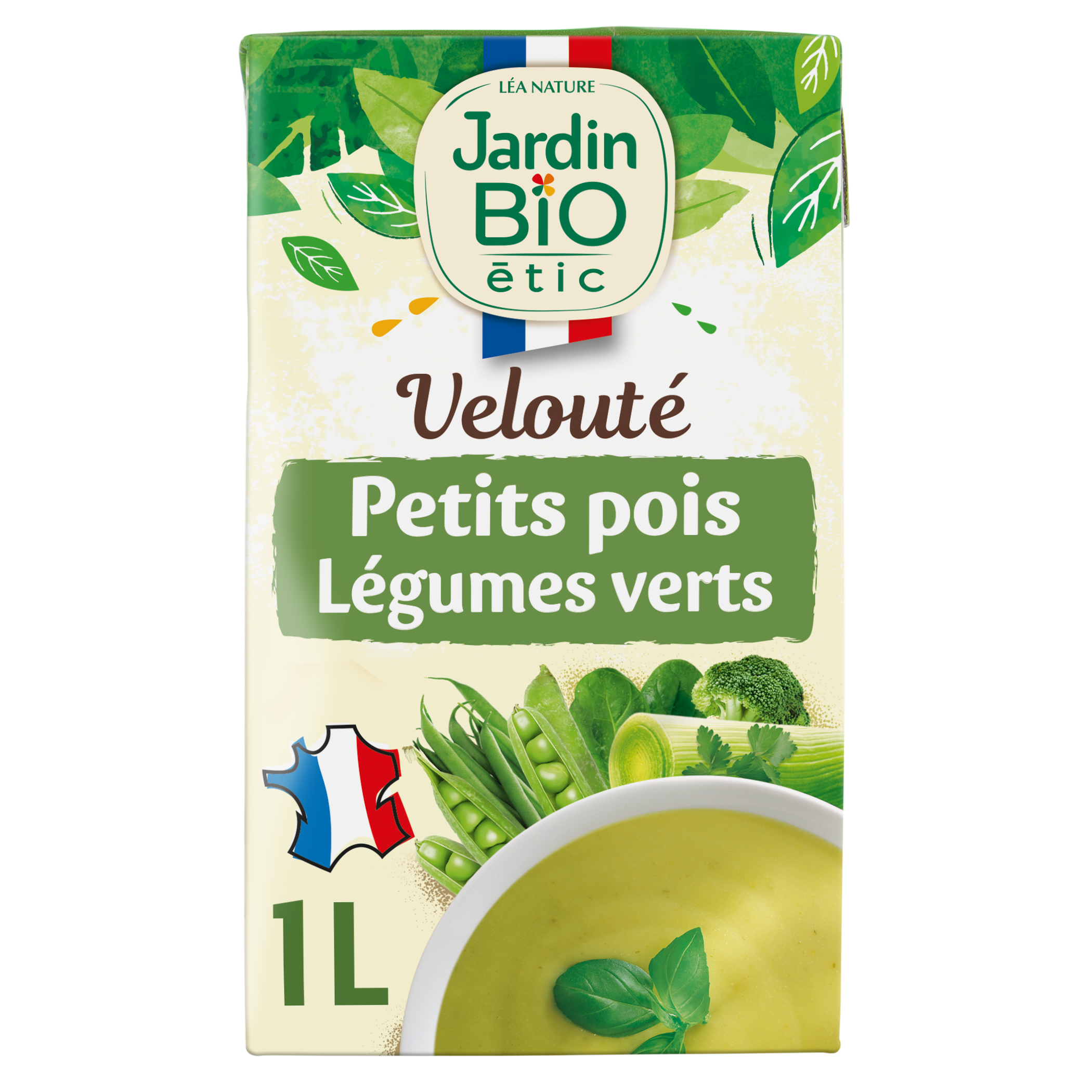 Velouté bio petits pois Légumes verts - JARDIN BIO
