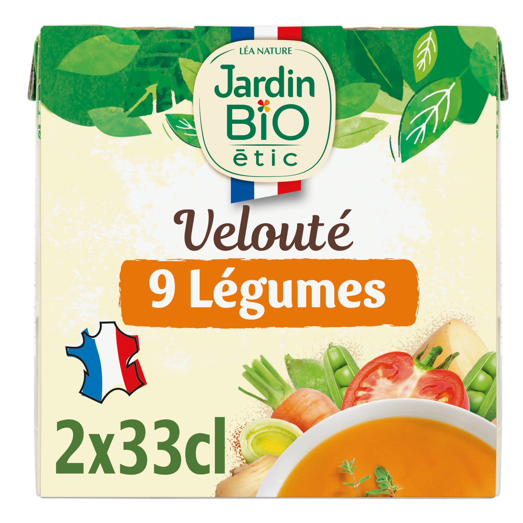Velouté 9 Légumes 2 x 33 cl - JARDIN BIO