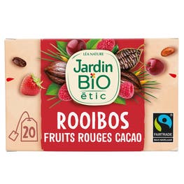 Infusion Rooibos Fruits Rouges Cacao-bio - JARDIN BIO