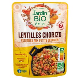 Lentilles cuisinées au Chorizo-bio - JARDIN BIO