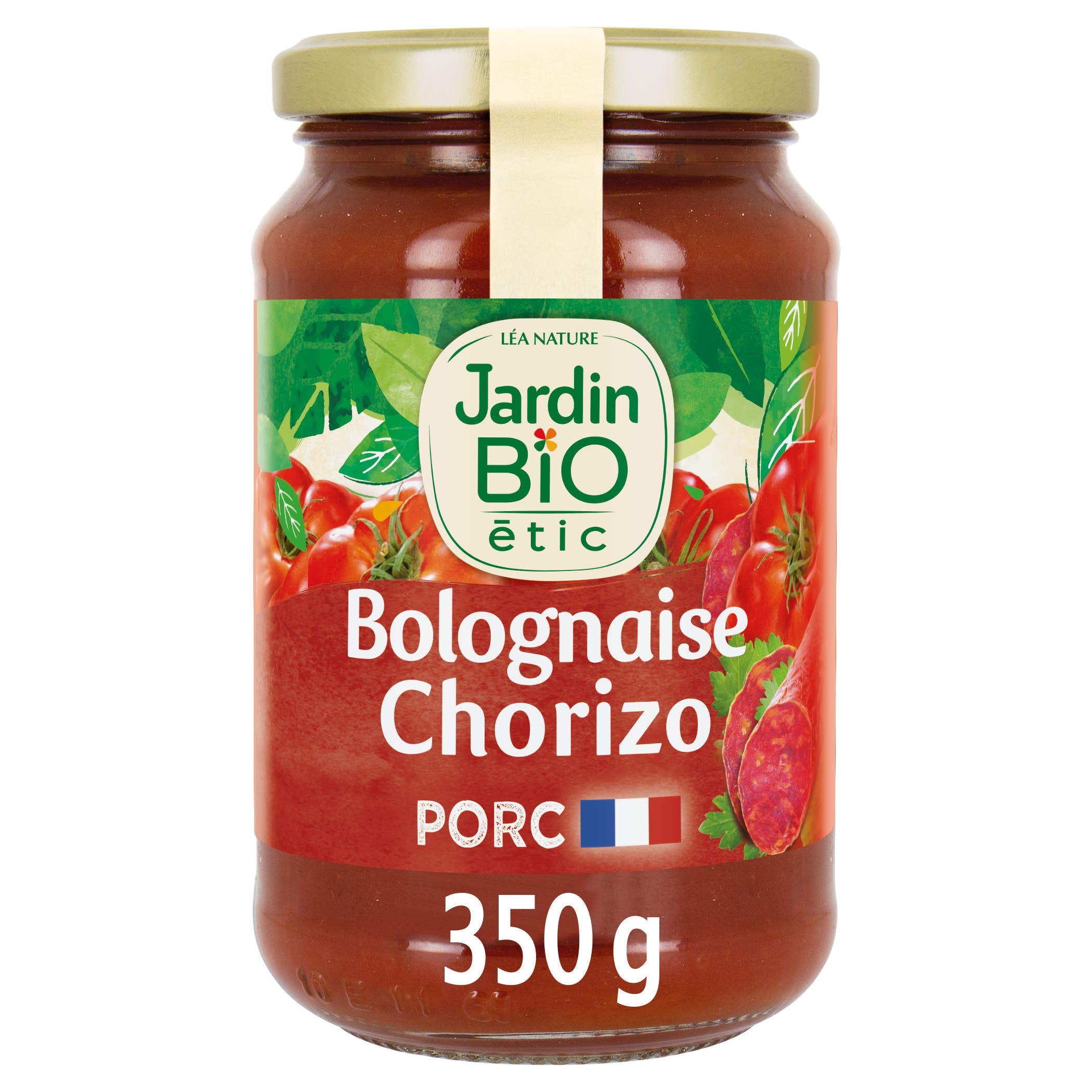 Sauce Bolognaise Chorizo bio - Jardin BiO tic Pot de 350g