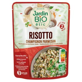 Risotto Champignons et Parmesan-bio - JARDIN BIO