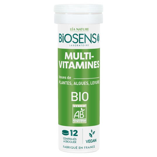 boho cosmetics Multi-Vitamines de Plantes Algues Levure- Biosens