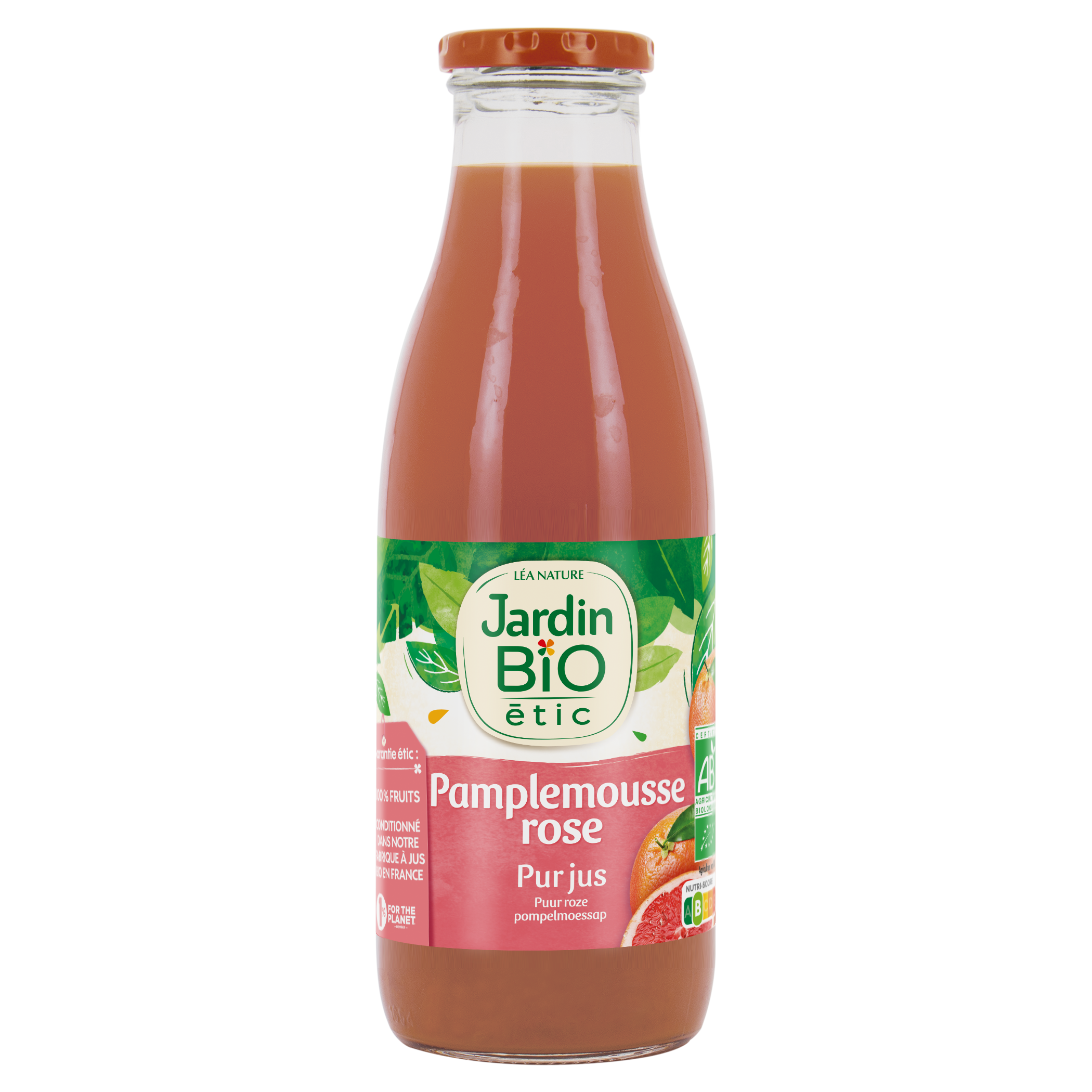 Pur jus pamplemousse rose - bio - JARDIN BIO