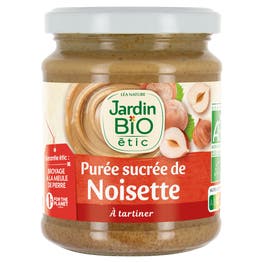 Purée Sucrée de Noisette - JARDIN BIO