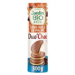 Biscuits Fourrés Duo Choc - JARDIN BIO