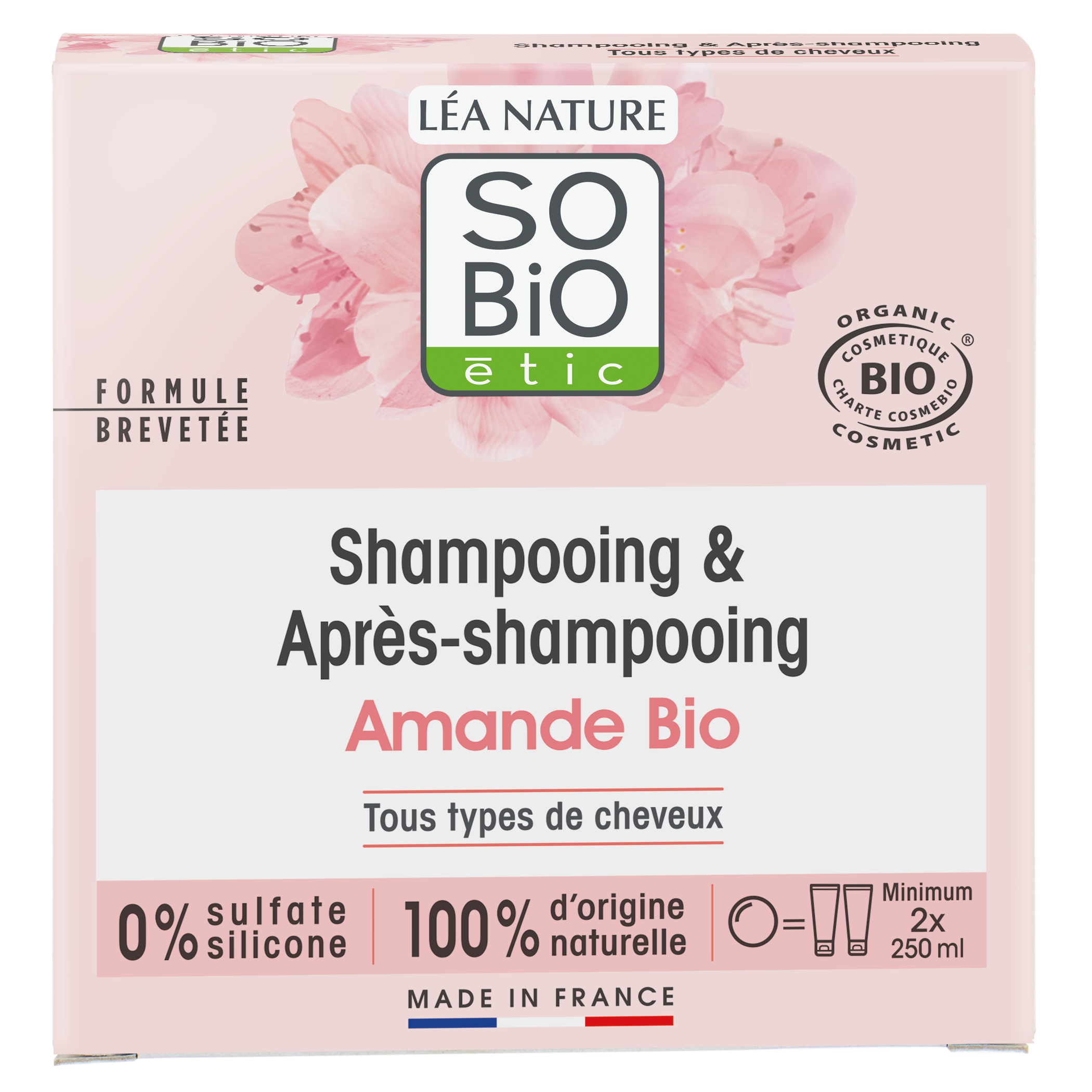 Shampooing et après shampooing solide amande bio - SO BIO ETIC