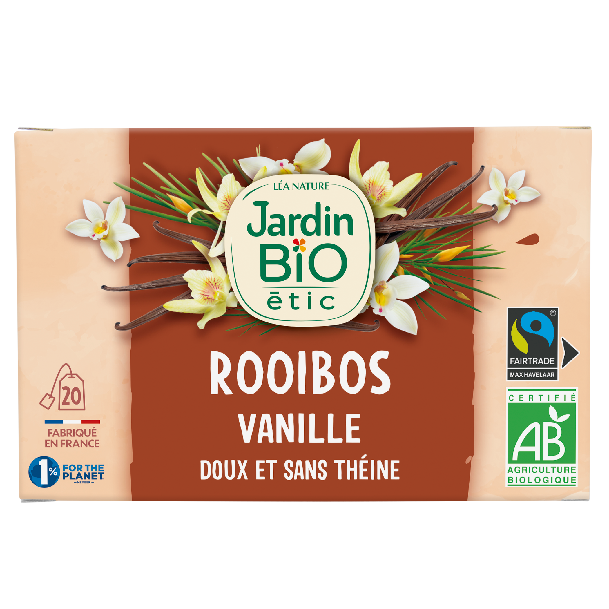 Infusion Rooibos Vanille-bio - JARDIN BIO
