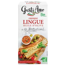 Grissini Lingue à l'huile d'olive - GUSTI AMO BIO
